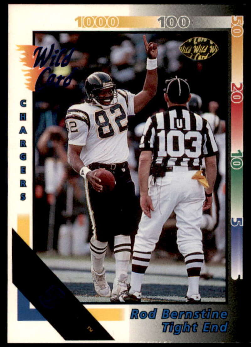 Rod Bernstine Card 1992 Wild Card 5 Stripe #29  Image 1