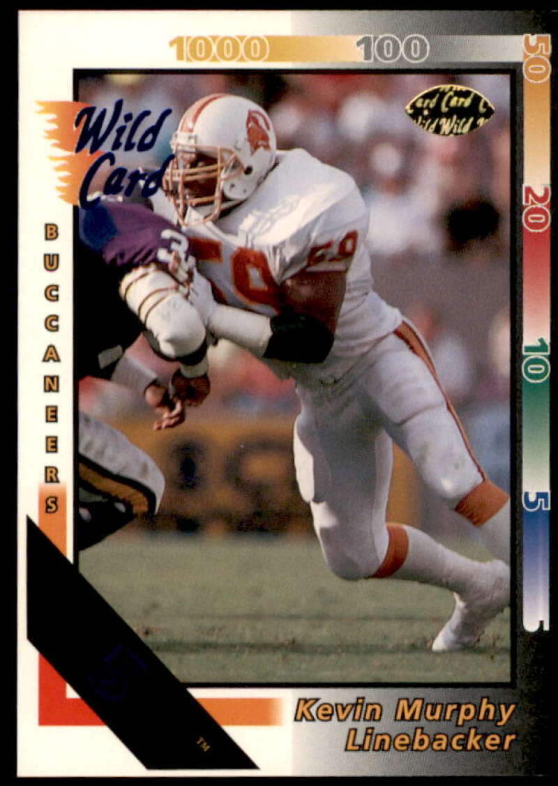 Kevin Murphy Card 1992 Wild Card 5 Stripe #48  Image 1