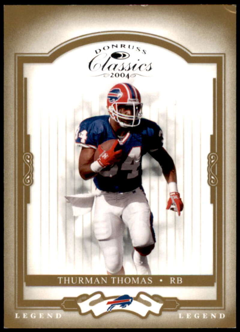 Thurman Thomas Card 2004 Donruss Classics #148  Image 1