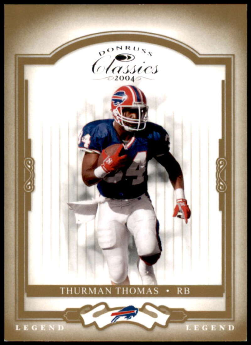 Thurman Thomas Card 2004 Donruss Classics #148  Image 1