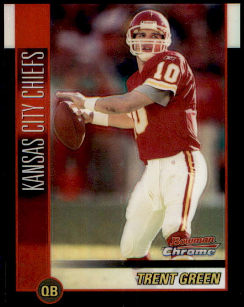 Trent Green Card 2002 Bowman Chrome Refractors #109  Image 1