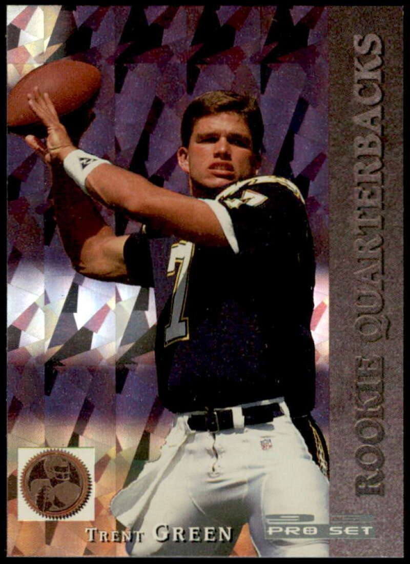 Trent Green Rookie Card 1993 Pro Set Rookie Quarterbacks #RQ5  Image 1