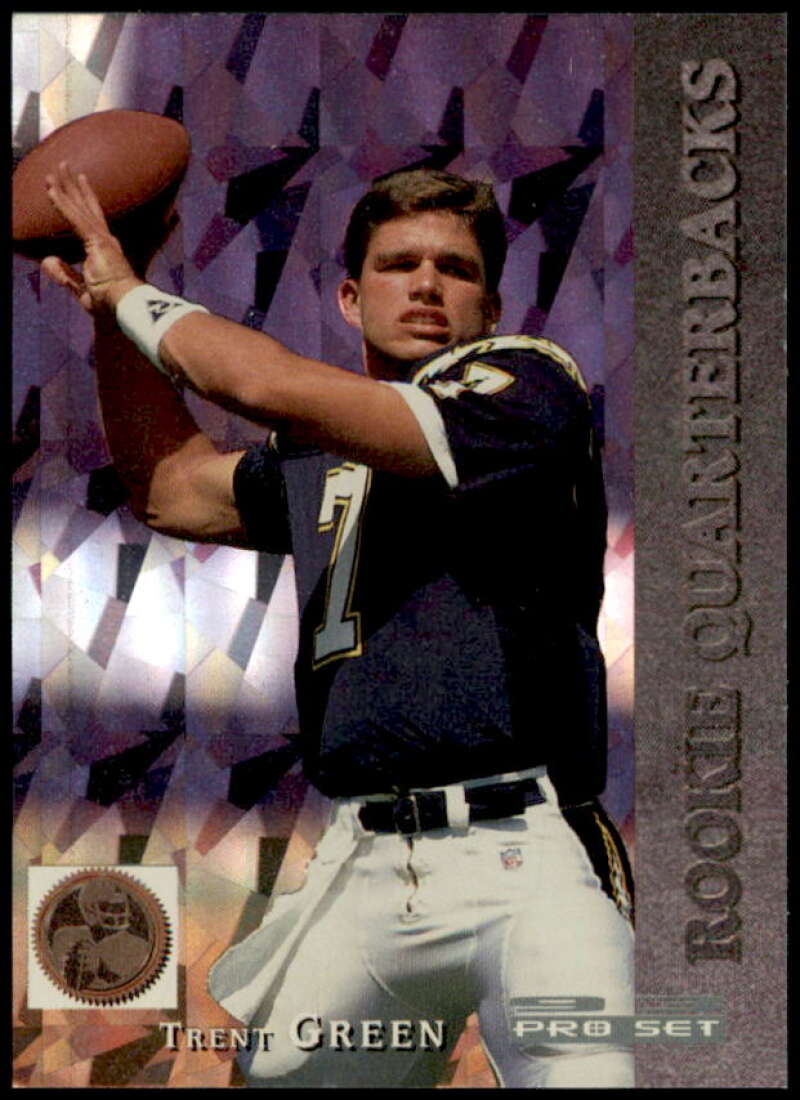 Trent Green Rookie Card 1993 Pro Set Rookie Quarterbacks #RQ5  Image 1