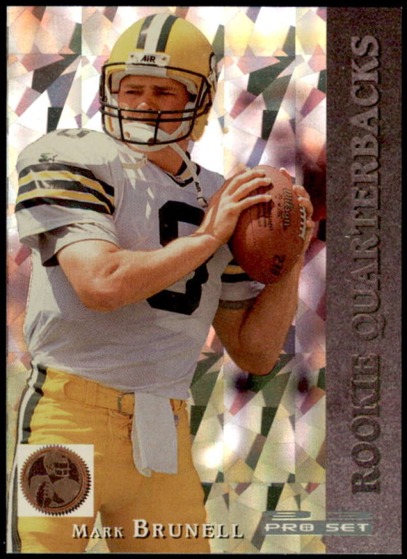 Mark Brunell Rookie Card 1993 Pro Set Rookie Quarterbacks #RQ3  Image 1