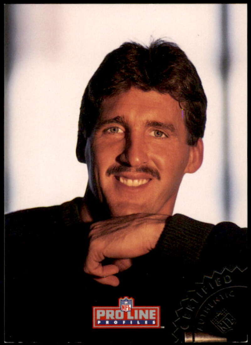 Jeff Hostetler Card 1992 Pro Line Profiles Autographs #279  Image 1