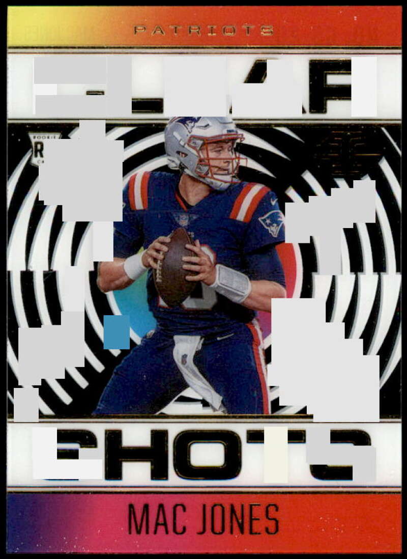 Mac Jones Rookie Card 2021 Panini Illusions Clear Shots #20  Image 1