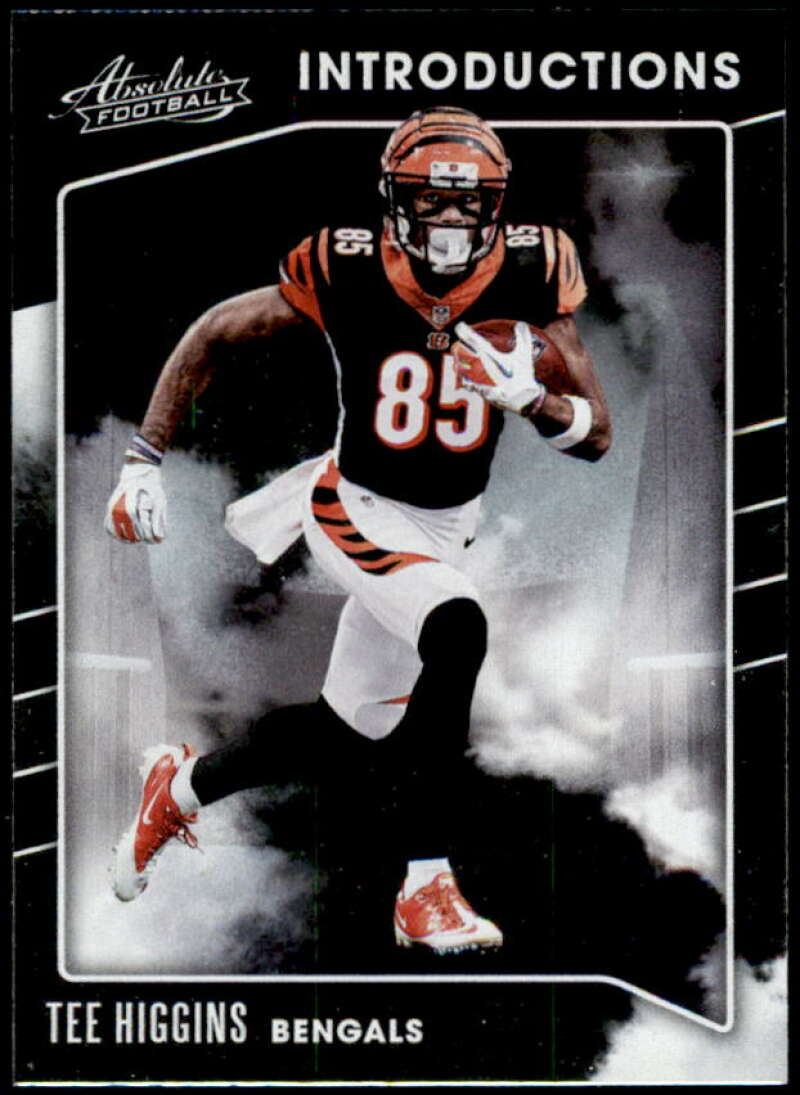 Tee Higgins Rookie Card 2020 Absolute Introductions #10  Image 1