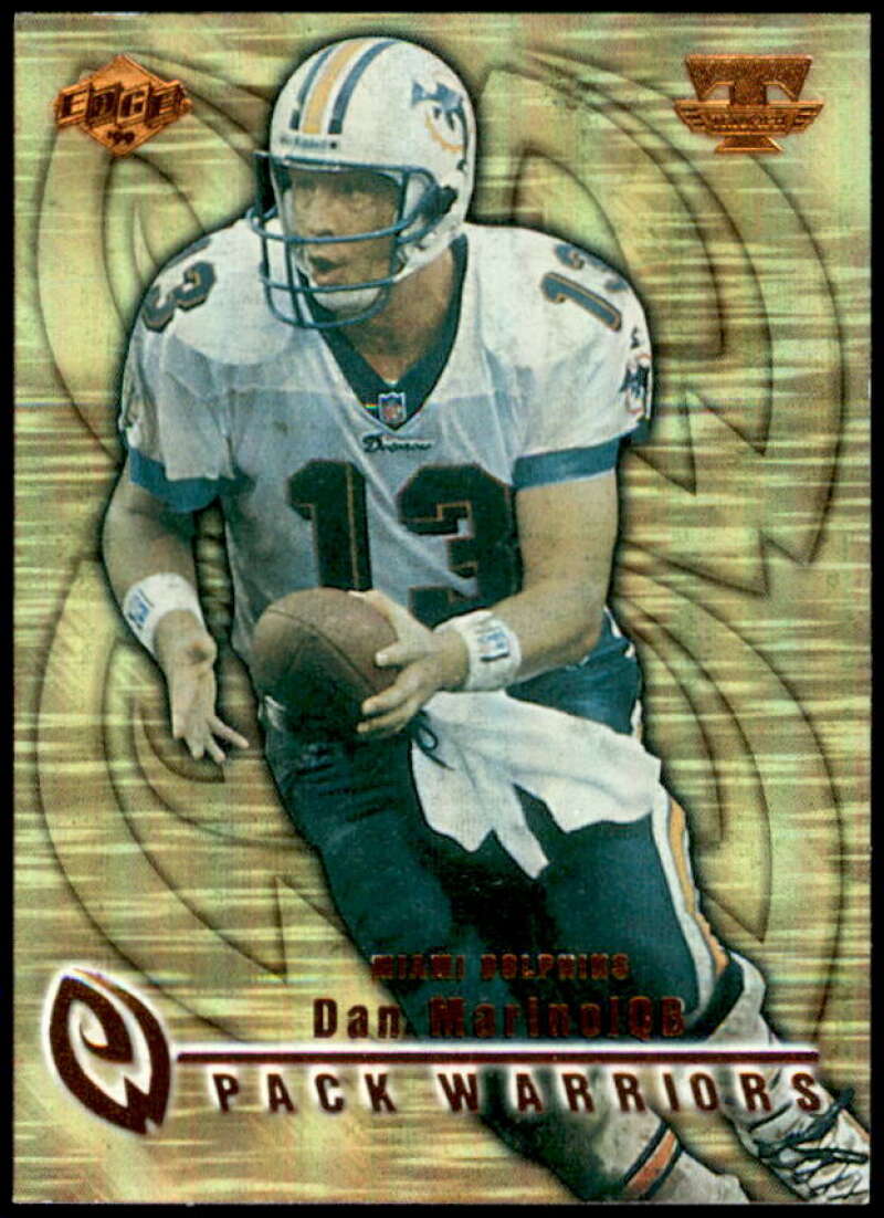 Dan Marino Card 1999 Collector's Edge Triumph Pack Warriors #PW10  Image 1