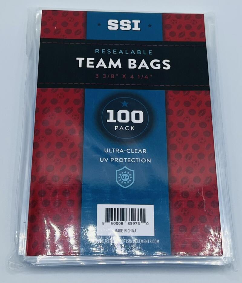 Superior Sports Investments SSI 10 Pack Sports Cards Resealable Team Set Bags 1000 ct  Image 2