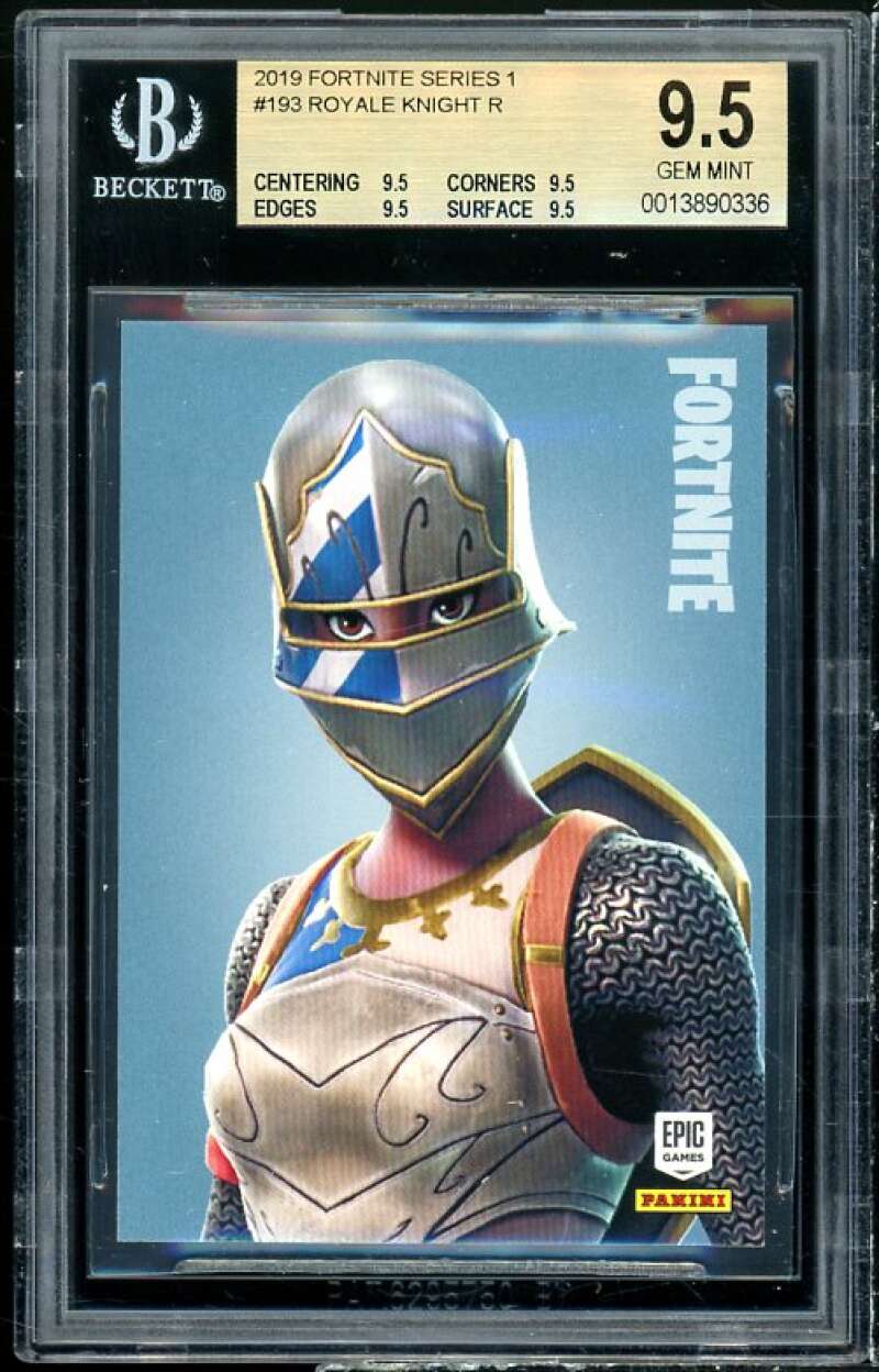 Royale Knight Card 2019 Fortnite Series 1 USA #193 BGS 9.5 (9.5 9.5 9.5 9.5) Image 1