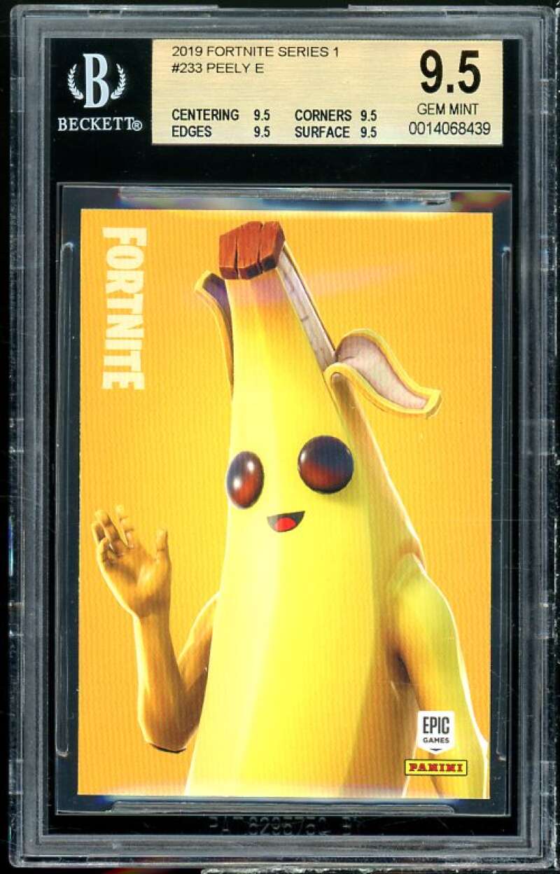 Peely Card 2019 Fortnite Series 1 USA #233 BGS 9.5 (9.5 9.5 9.5 9.5) Image 1