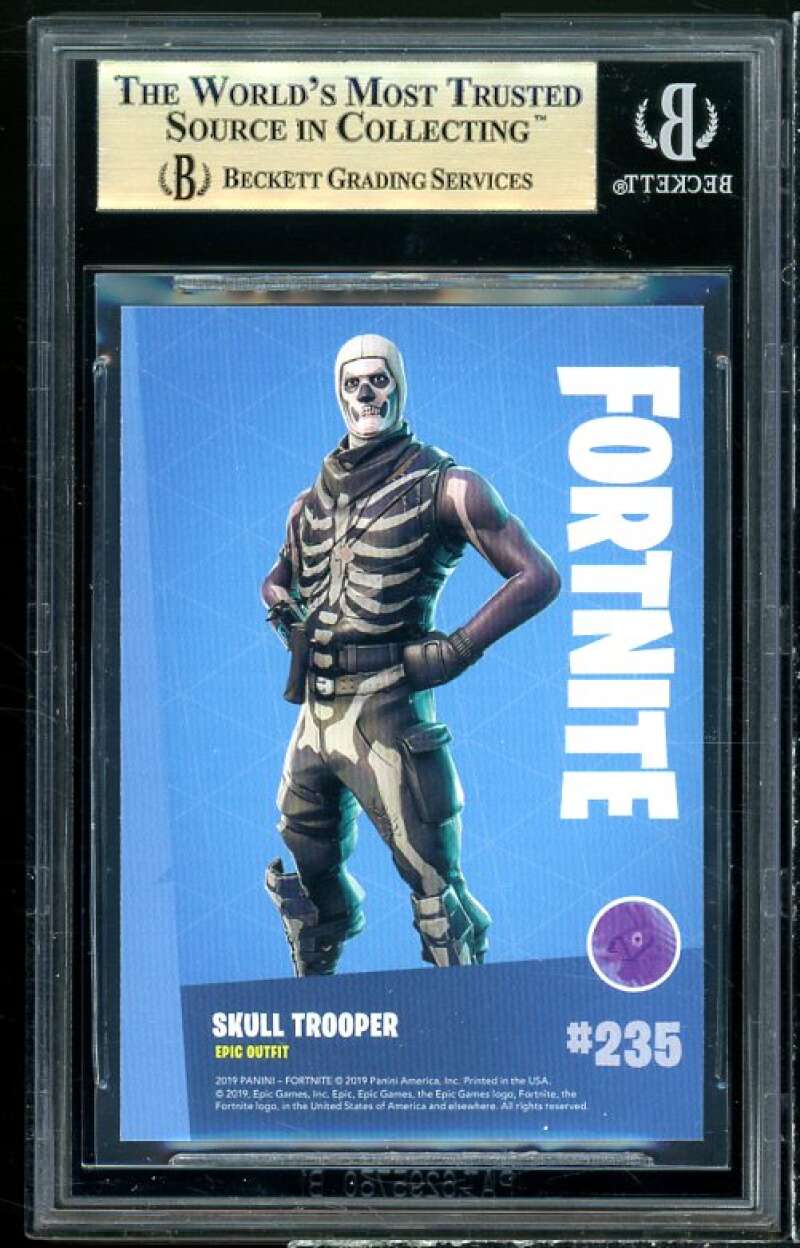 Skull Trooper Card 2019 Fortnite Series 1 USA #235 BGS 9.5 (9.5 9 9.5 9.5) Image 2