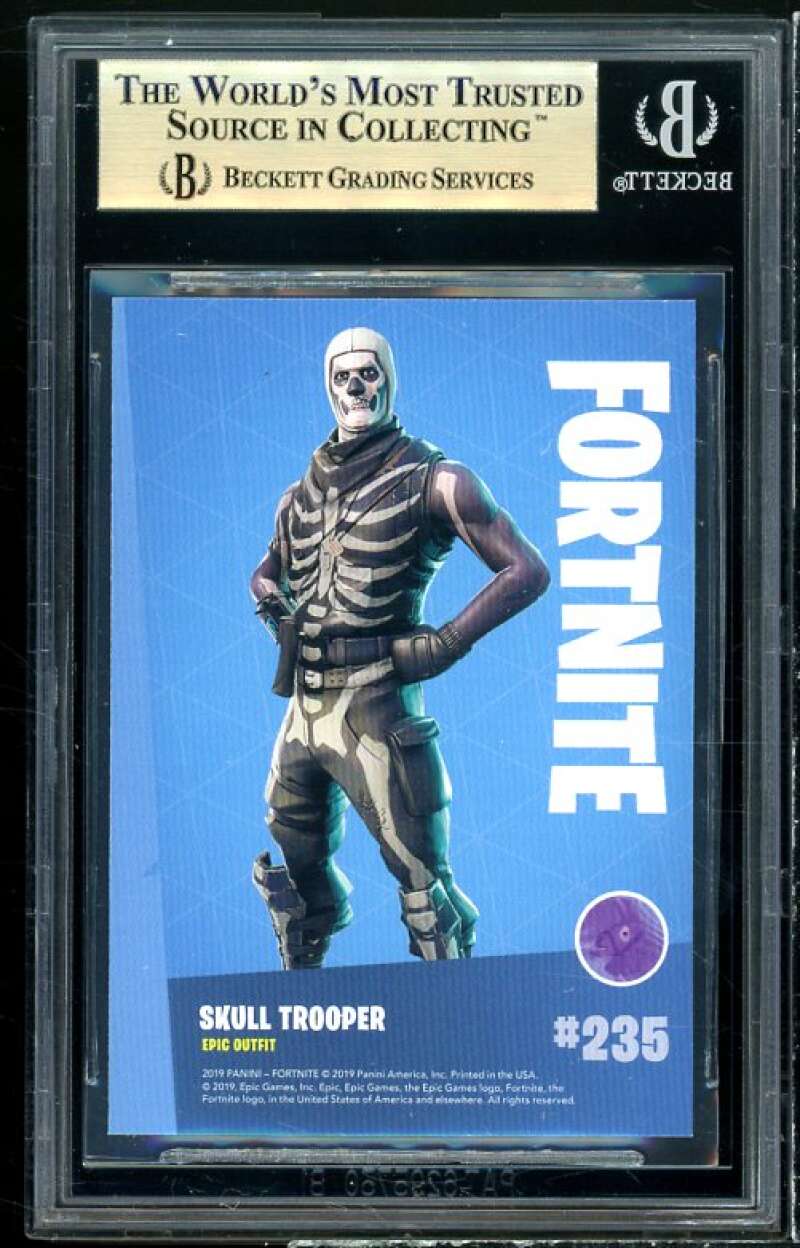 Skull Trooper Card 2019 Fortnite Series 1 USA #235 BGS 9.5 (10 9.5 9 9.5) Image 2