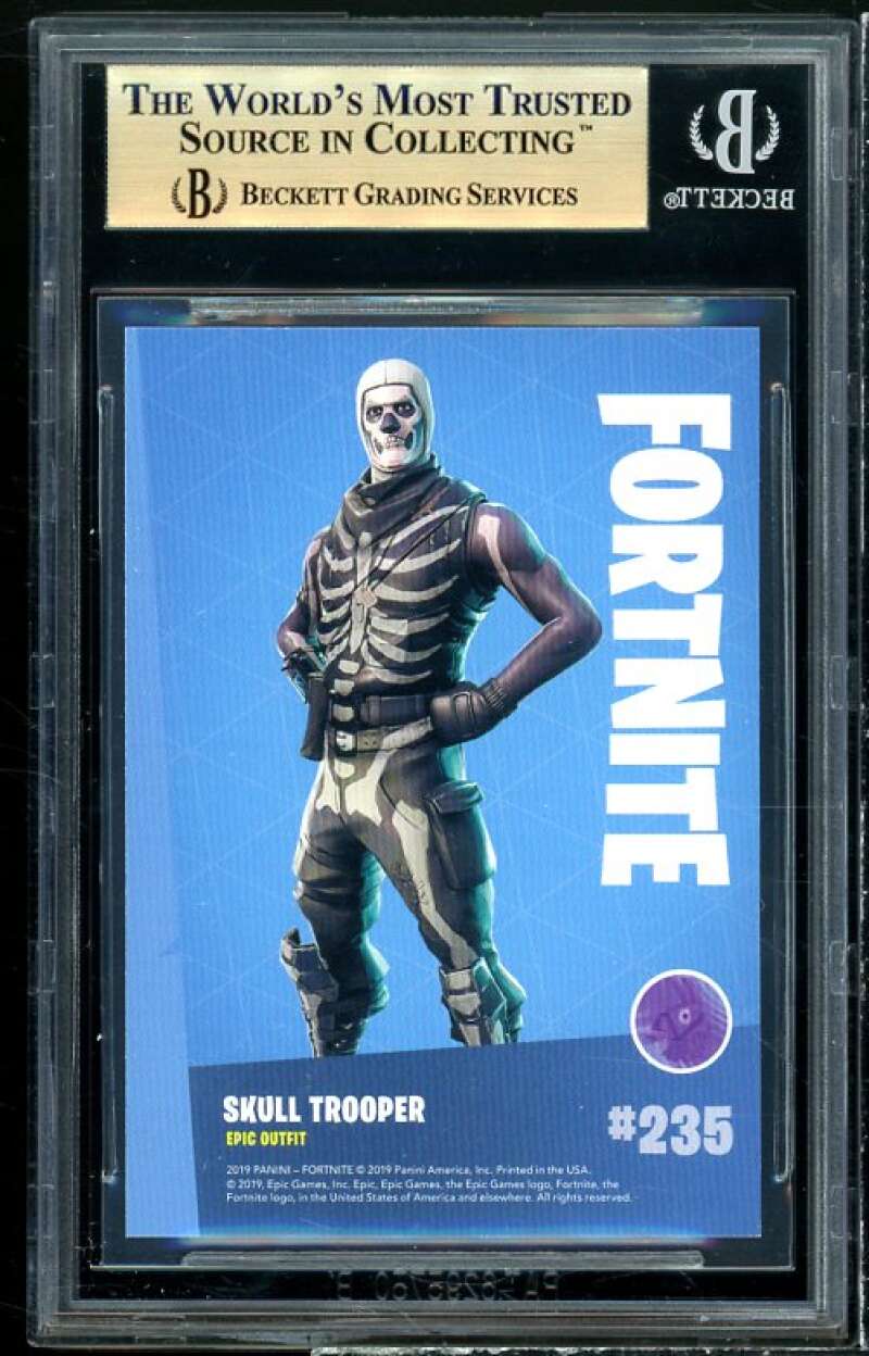 Skull Trooper Card 2019 Fortnite Series 1 USA #235 BGS 9.5 (9.5 9.5 9.5 9.5) Image 2