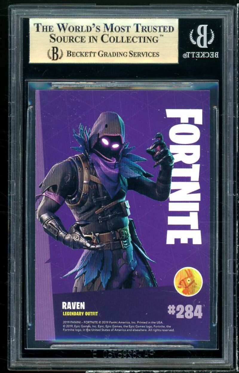 Raven Card 2019 Fortnite Series 1 USA #284 BGS 9.5 (9.5 9.5 9.5 9.5) Image 2