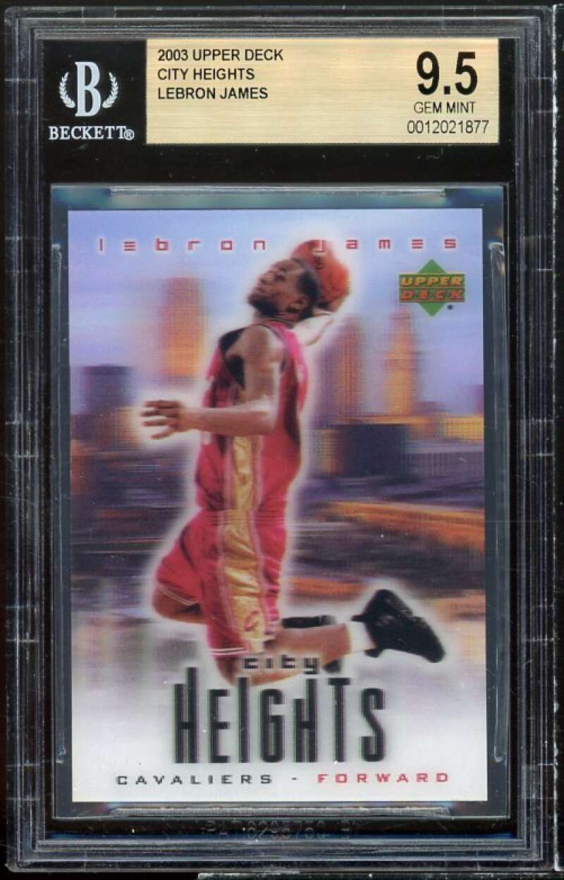 LeBron James Card 2003-04 Upper Deck City Heights #301 BGS 9.5 Image 1