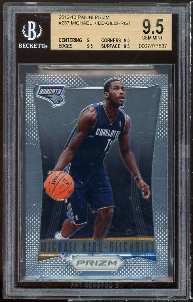 Michael Kidd-Gilchrist Rookie 2012-13 Panini Prizm #237 BGS 9.5 (9 9.5 9.5 9.5) Image 1