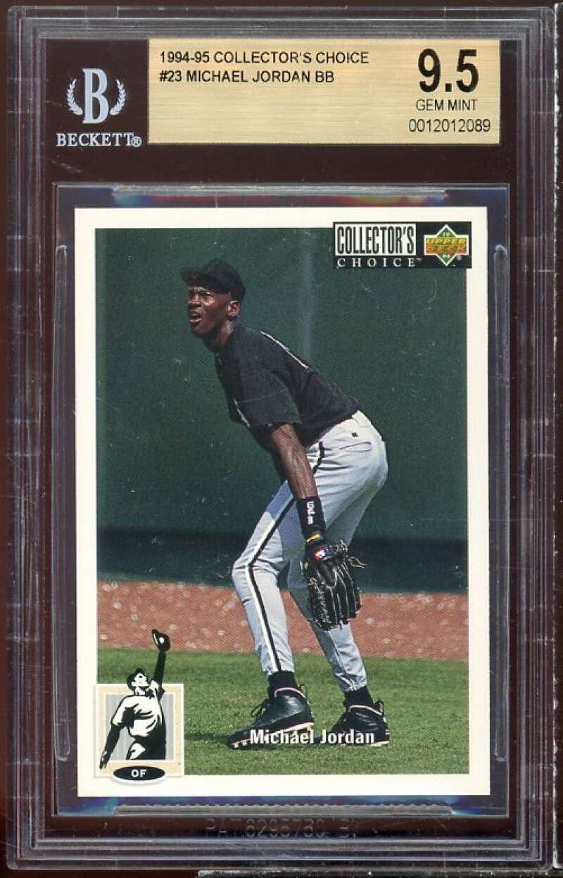 Michael Jordan Baseball Rookie Card 1995 Collector's Choice #23 BGS 9.5 Image 1