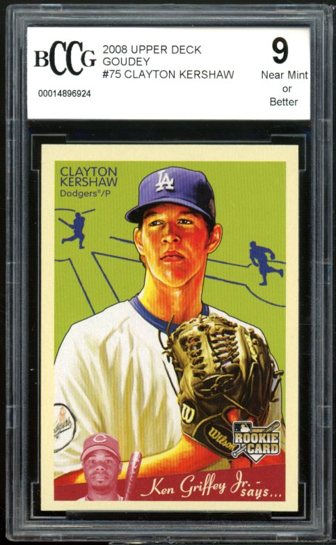  2008 Upper Deck Goudey Baseball #75 Clayton Kershaw