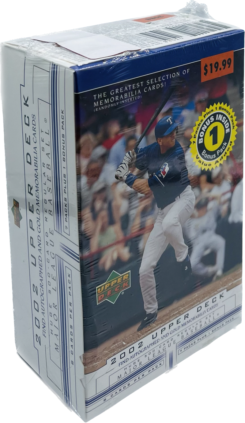 2002 Upper Deck 8-Pack Baseball Blaster Box Image 1