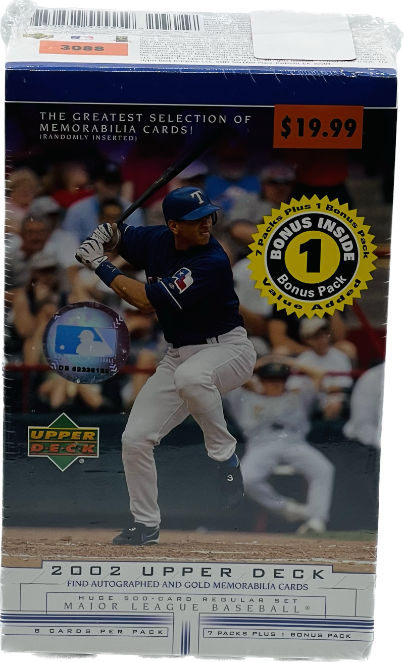 2002 Upper Deck 8-Pack Baseball Blaster Box Image 2