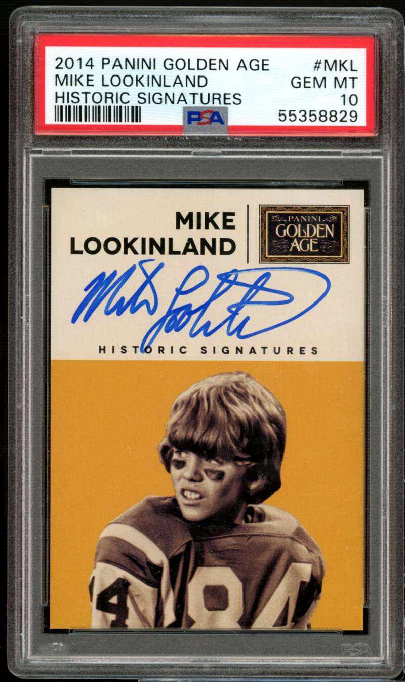 Mike Lookinland (Bobby Brady) 2014 Golden Age Historic Signatures #MKL PSA 10 Image 1