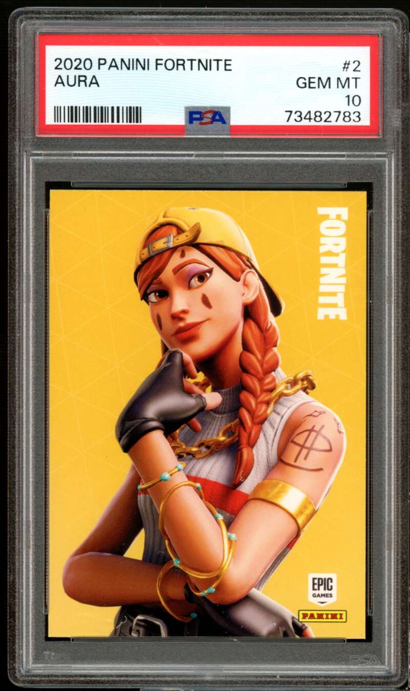 Aura Card 2020 Panini Fortnite USA #3 PSA 10 Aura Card 2020 Panini Fortnite USA #3 PSA 10