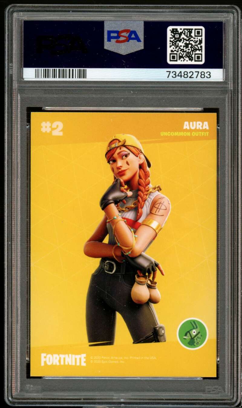 Aura Card 2020 Panini Fortnite USA #3 PSA 10 Image 2