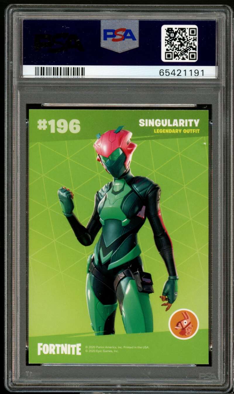 Singularity Card 2020 Panini Fortnite USA Holofoil #196 PSA 9 Image 2