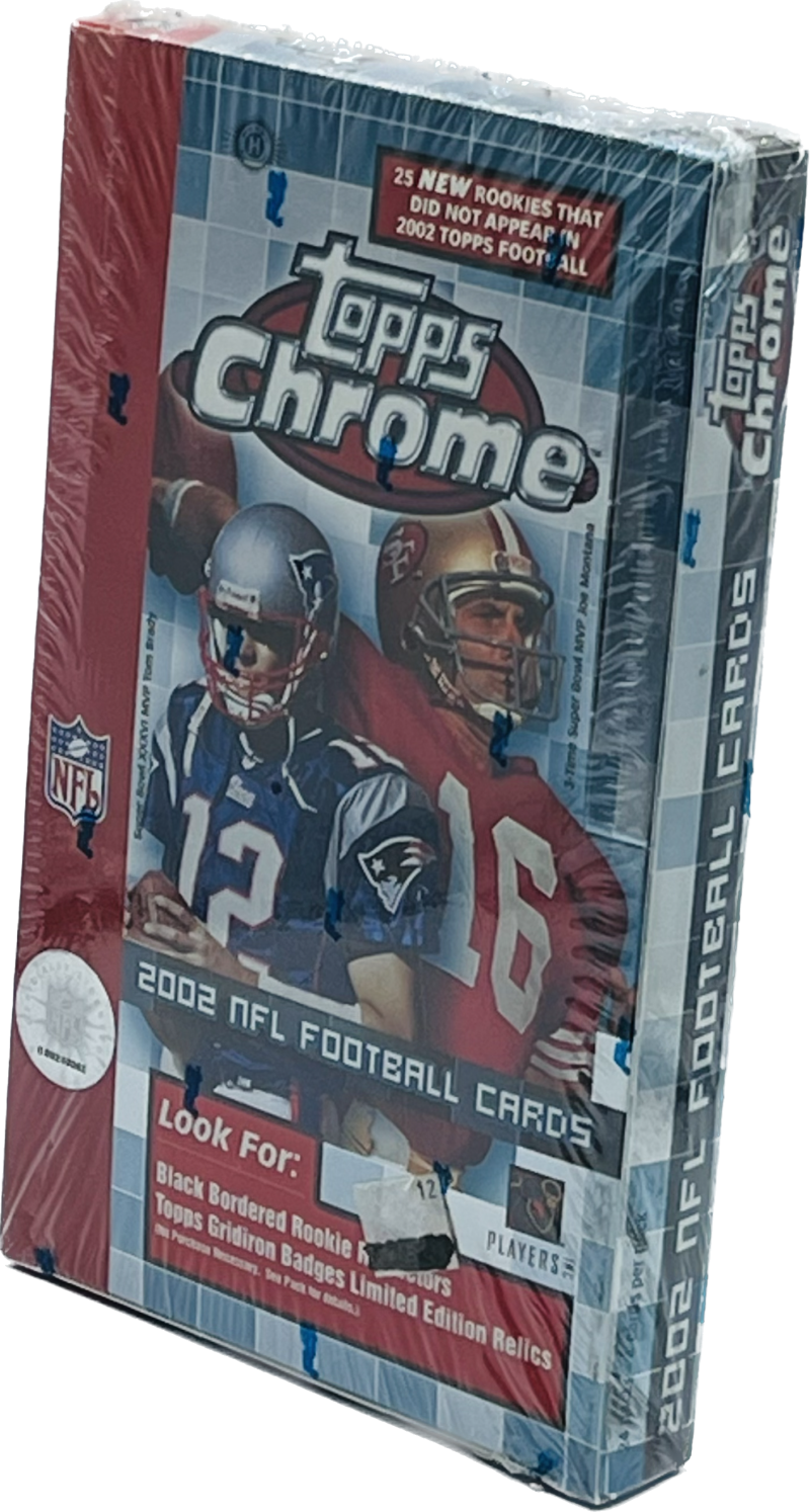 2002 Topps Chrome Football Hobby Box Image 2