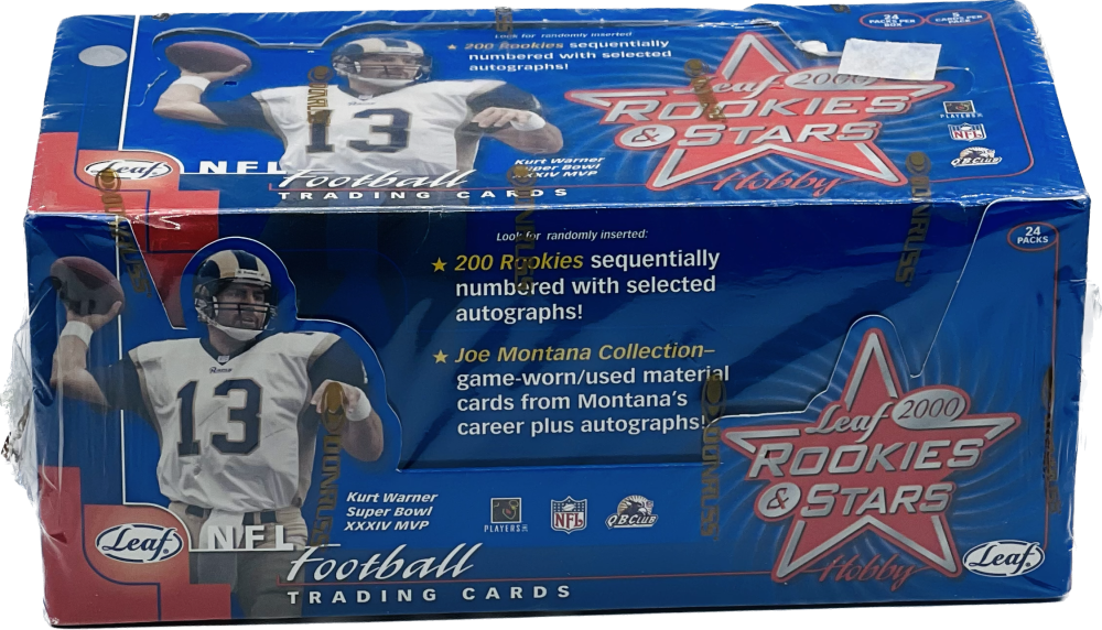 2000 Leaf Rookies & Stars Football Hobby Box Image 1