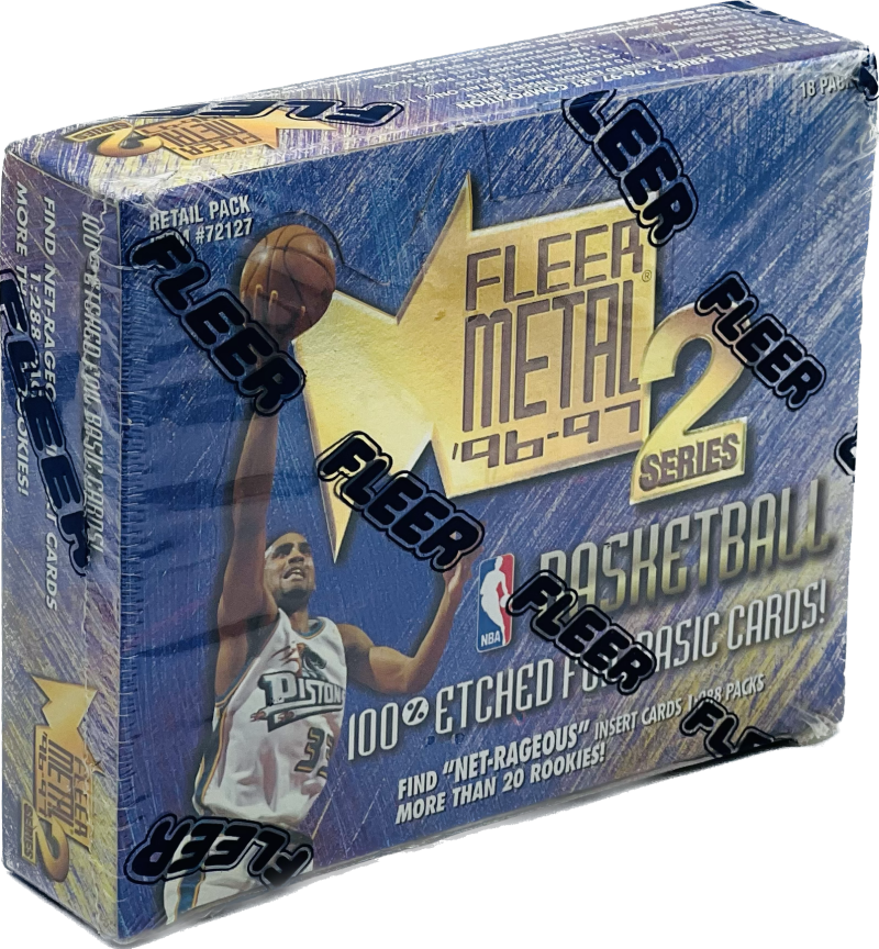 1996-97 Fleer Metal Series 2 Basketball Retail Box Image 1