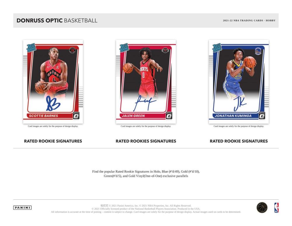 2021-22 Panini Donruss Optic Basketball Hobby Box Image 3