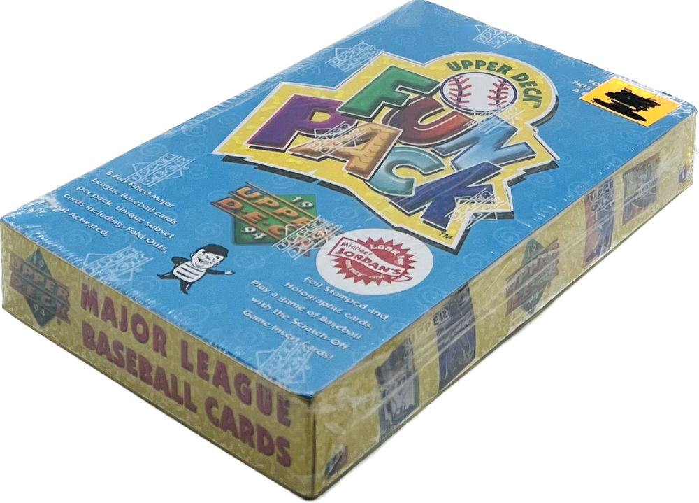 1994 Upper Deck Fun Pack Baseball Box Michael Jordan Baseball Rookie Image 2