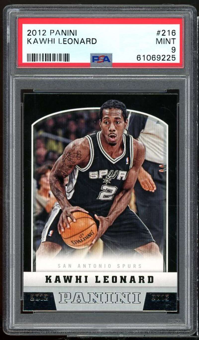 Kawhi Leonard Rookie Card 2012-13 Panini #216 PSA 9 Image 1