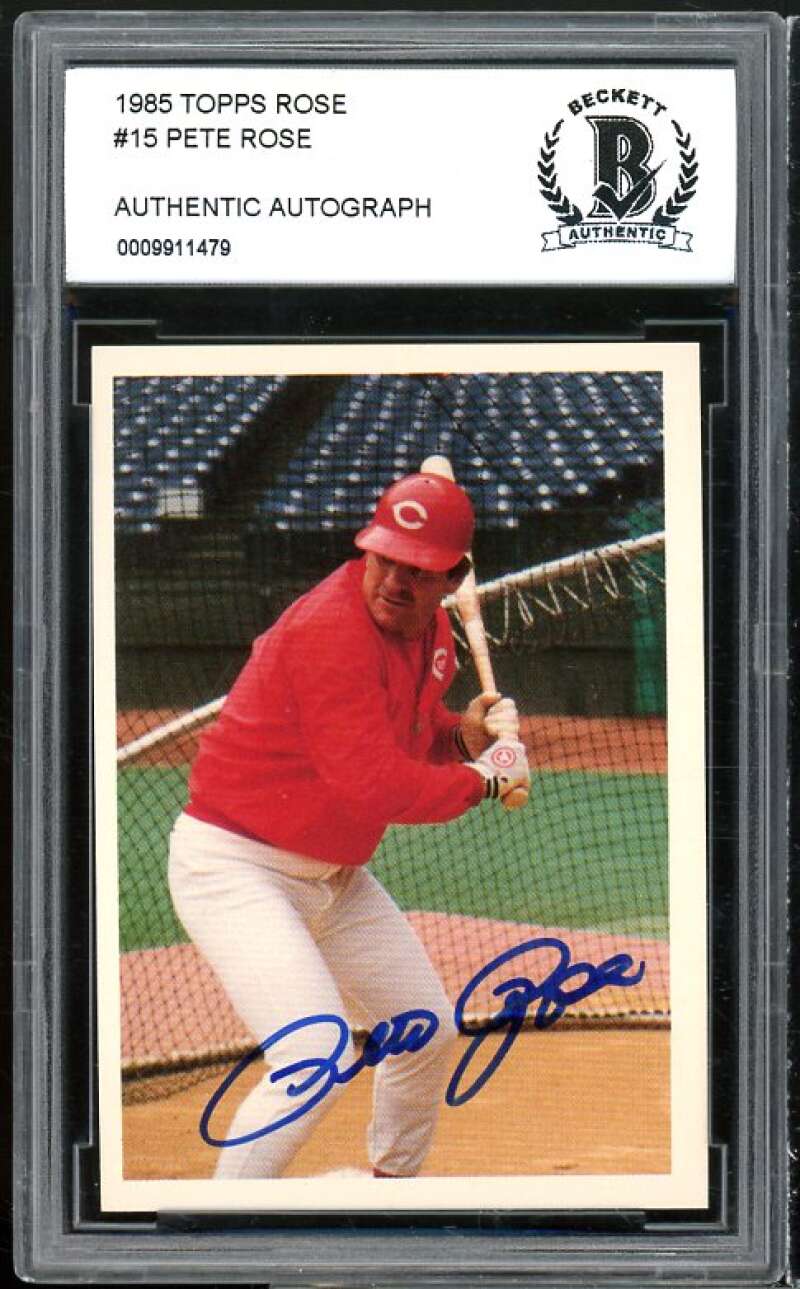 PETE ROSE 1985 donruss baseball card