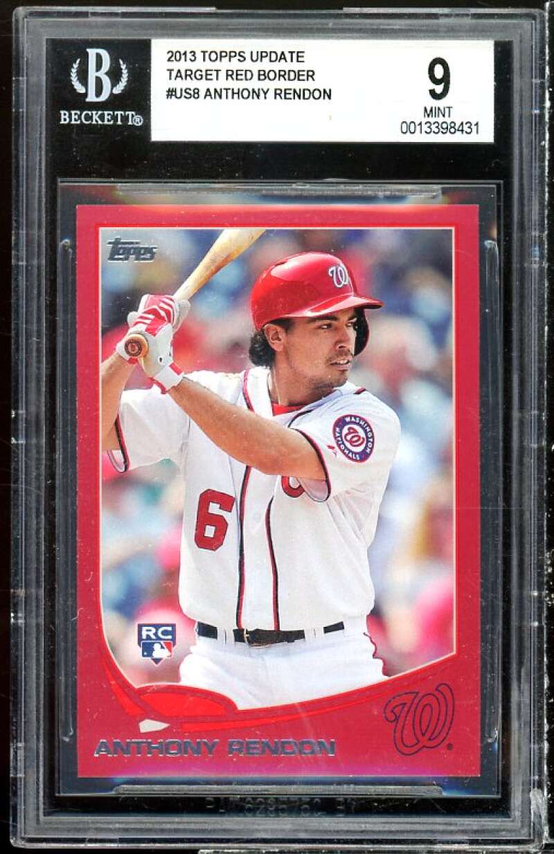 Anthony Rendon Rookie Card 2013 Topps Update Target Red Border #US8 BGS 9 Image 1