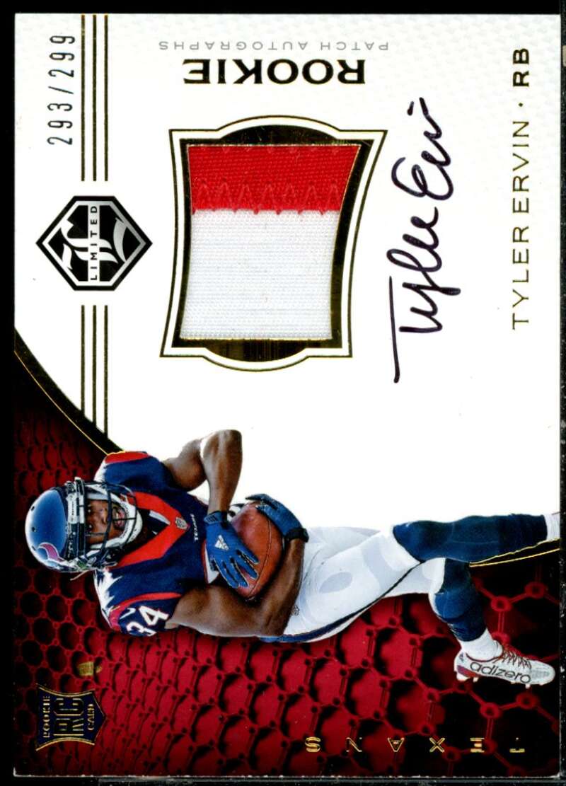 Tyler Ervin JSY AU/299 Rookie Card 2016 Limited #114  Image 1