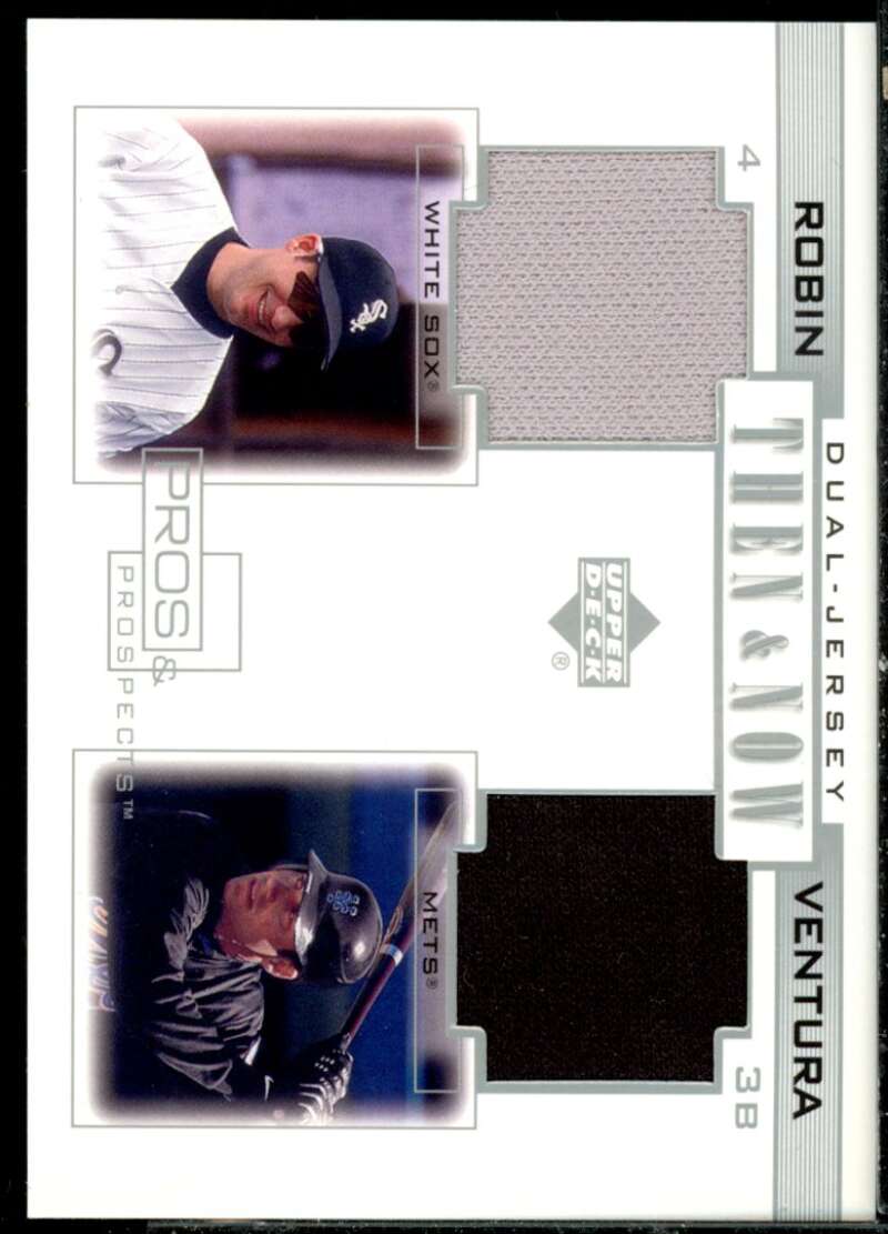 Robin Ventura 2001 Upper Deck Pros and Prospects Then and Now Game Jersey #TNRV  Image 1