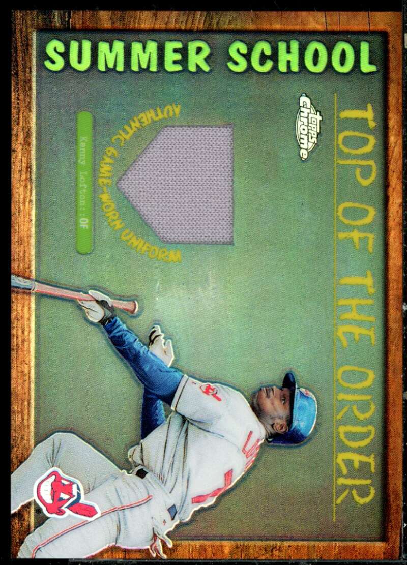 Kenny Lofton Uni 2002 Topps Chrome Summer School Top of the Order Relics #TOCKL  Image 1