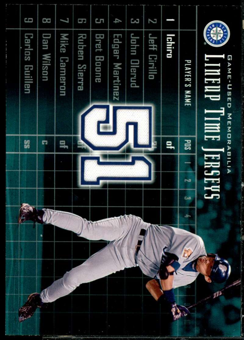 シングルカード 2003 DONRUSS PRODUCTION LINE ICHIRO /100 Ichiro #100 Prices | 2003 Topps | Baseball Cards
