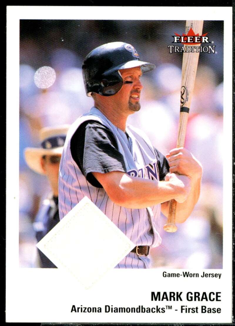 Mark Grace Jsy Card 2003 Fleer Tradition Game Used #304  Image 1