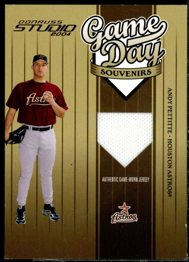 Andy Pettitte Jsy Card 2004 Studio Game Day Souvenirs #38  Image 1