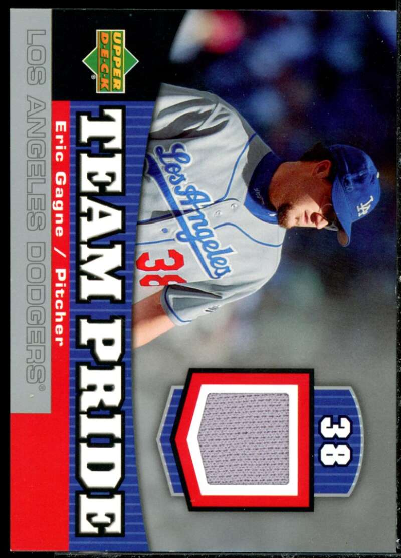 Eric Gagne Jsy Card 2006 Upper Deck Team Pride Materials #EG  Image 1
