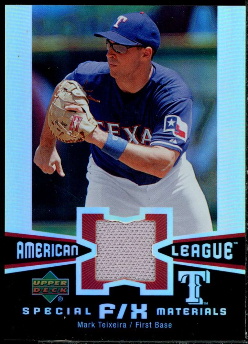 Mark Teixeira Jsy Card 2006 Upper Deck Special F/X Materials #MT  Image 1