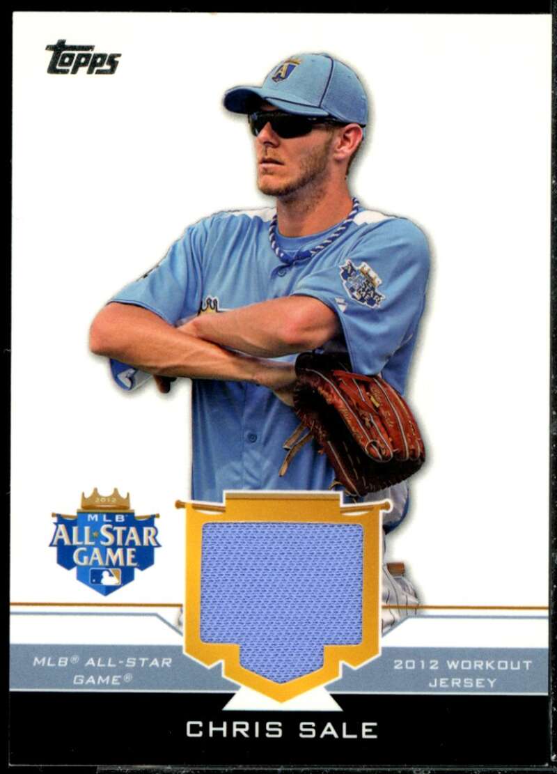 Chris Sale Card 2012 Topps Update All-Star Stitches #CHS  Image 1