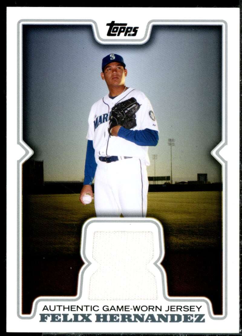 Felix Hernandez Card 2008 Topps Update Retail Relics #RR-FH  Image 1