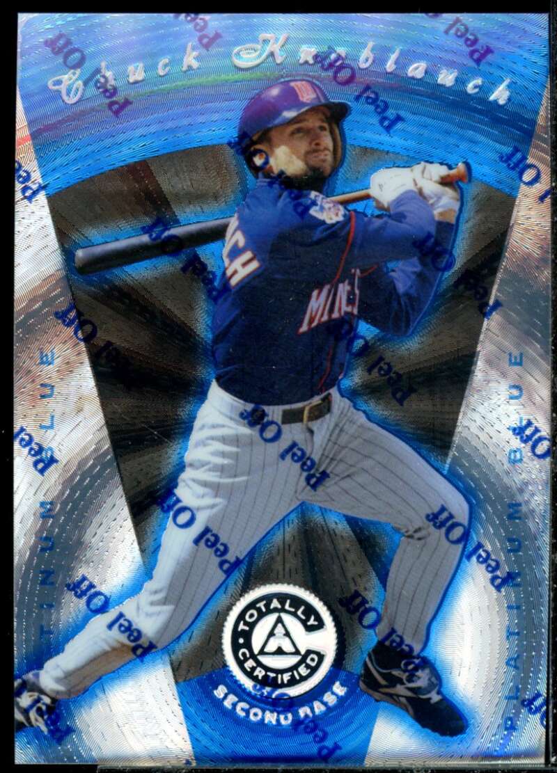 Chuck Knoblauch Card 1997 Pinnacle Totally Certified Platinum Blue #73  Image 1