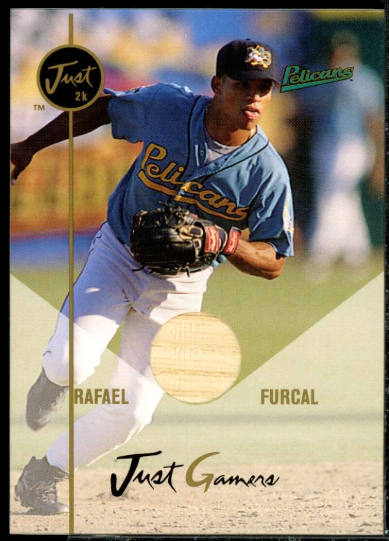 Rafael Furcal Bat IM Card 2000 Just Gamers #JG2  Image 1