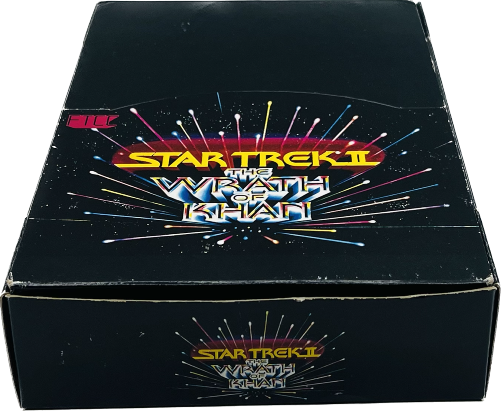 1982 Star Trek The Wrath of Khan Trading Card Box (Read) Image 1
